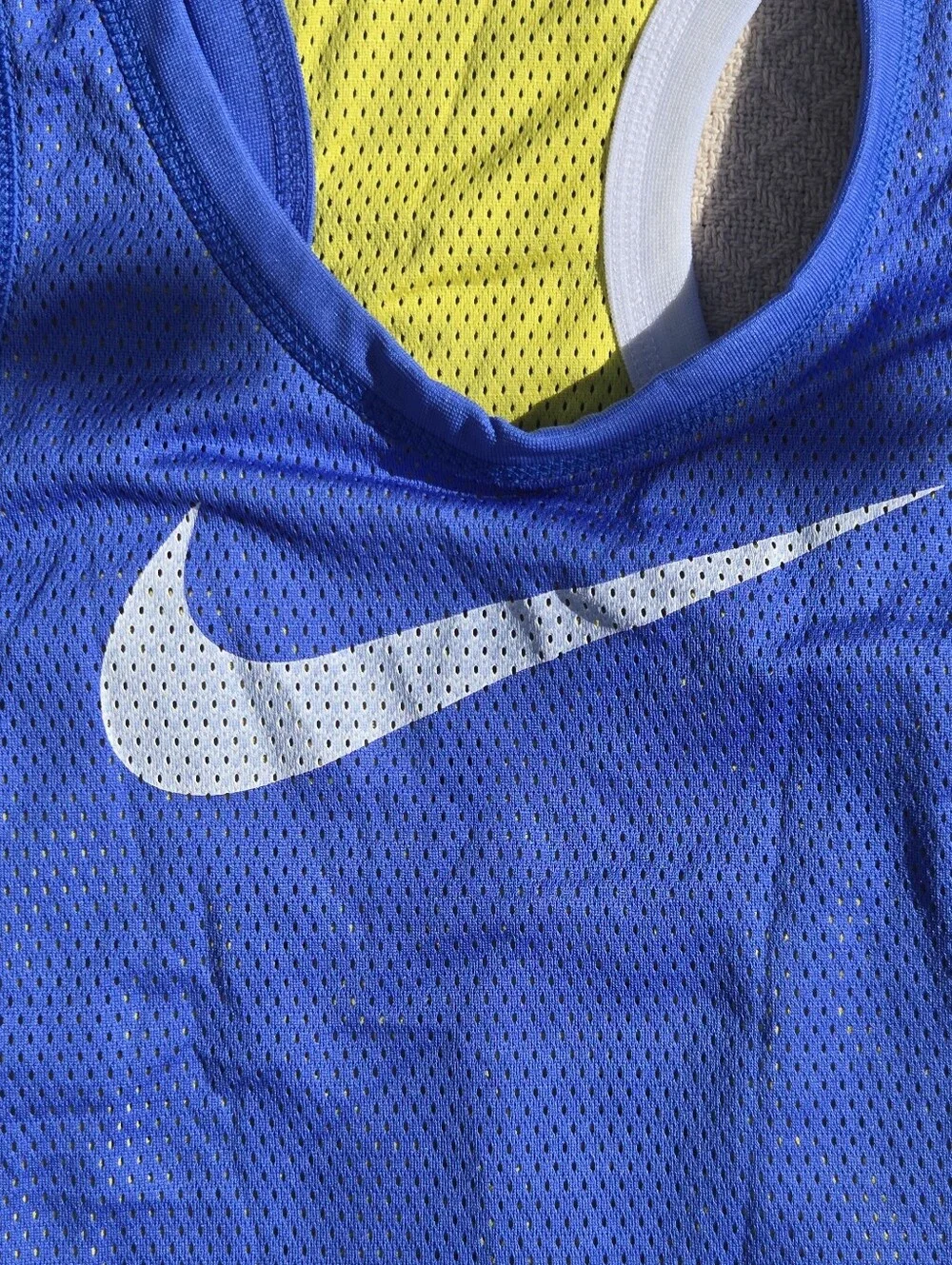 vintage Nike Dri-FIT double layer mesh tank